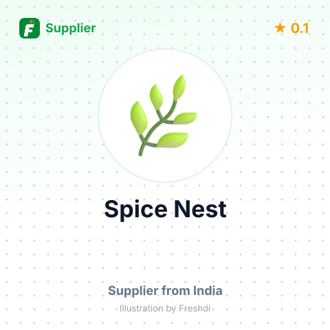 Spice Nest  – summary card, no photo uploaded yet