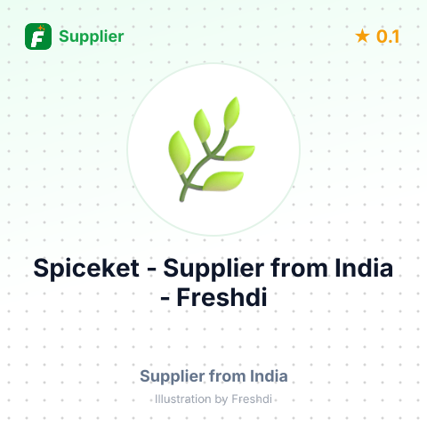 Spiceket  – summary card, no photo uploaded yet