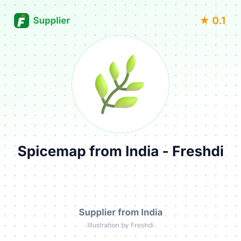 Spicemap  – summary card, no photo uploaded yet