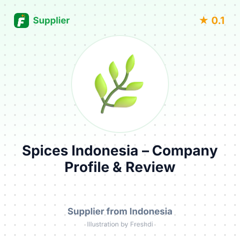 Spices Indonesia – summary card, no photo uploaded yet