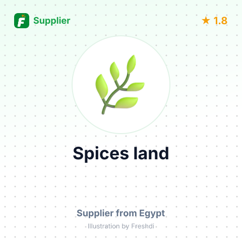 Spices land  – summary card, no photo uploaded yet