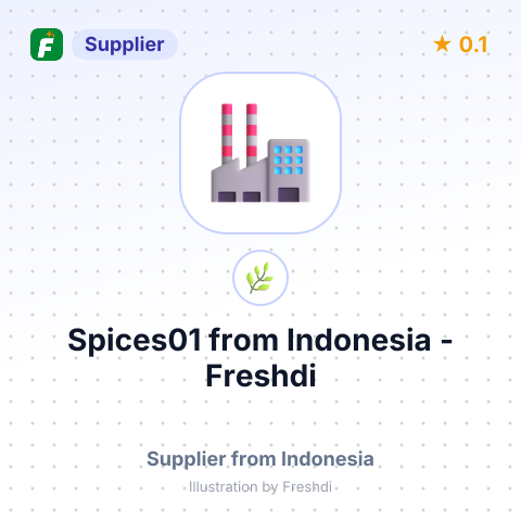 Spices01   – summary card, no photo uploaded yet
