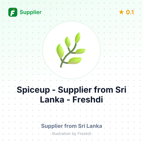 Spiceup  – summary card, no photo uploaded yet