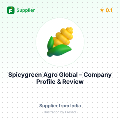 Spicygreen Agro Global – summary card, no photo uploaded yet