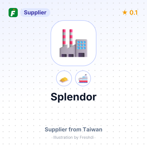 Splendor  – summary card, no photo uploaded yet