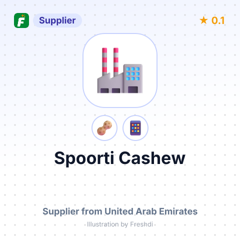 Spoorti Cashew  – summary card, no photo uploaded yet