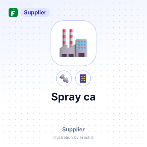 Spray ca – summary card, no photo uploaded yet