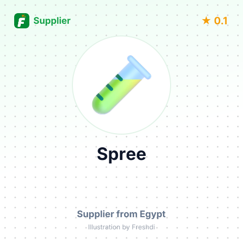 Spree  – summary card, no photo uploaded yet