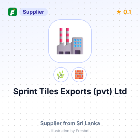 Sprint Tiles Exports (pvt) Ltd  – summary card, no photo uploaded yet
