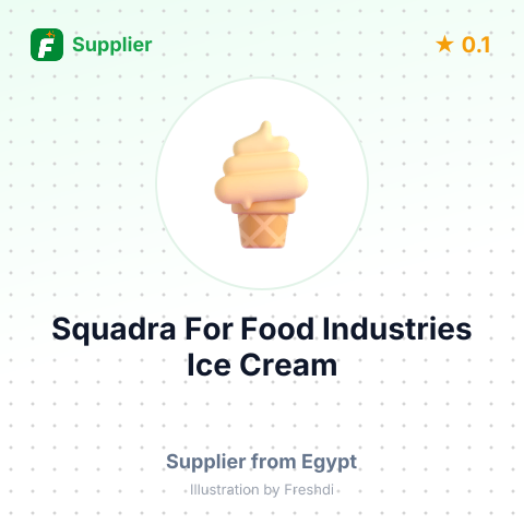 Squadra For Food Industries Ice Cream – summary card, no photo uploaded yet