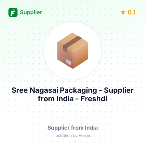 Sree Nagasai Packaging  – summary card, no photo uploaded yet