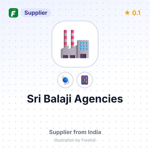Sri Balaji Agencies  – summary card, no photo uploaded yet