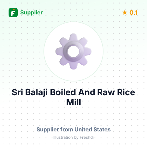 Sri Balaji Boiled And Raw Rice Mill  – summary card, no photo uploaded yet