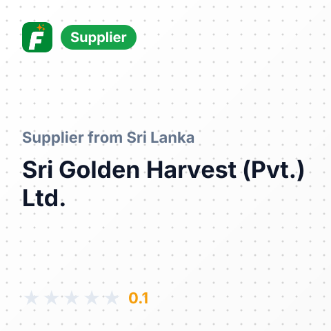 Sri Golden Harvest (Pvt.) Ltd.  – summary card, no photo uploaded yet