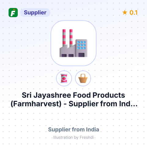 Sri Jayashree Food Products (Farmharvest)  – summary card, no photo uploaded yet