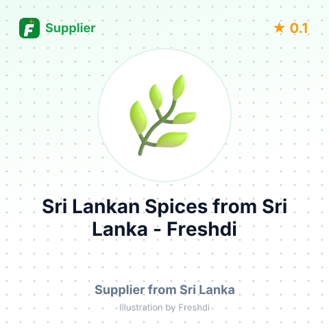 Sri Lankan Spices  – summary card, no photo uploaded yet