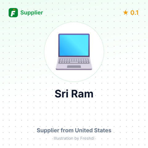 Sri Ram  – summary card, no photo uploaded yet
