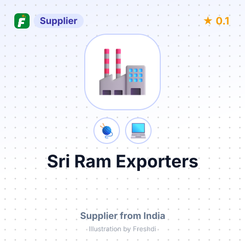 Sri Ram Exporters  – summary card, no photo uploaded yet