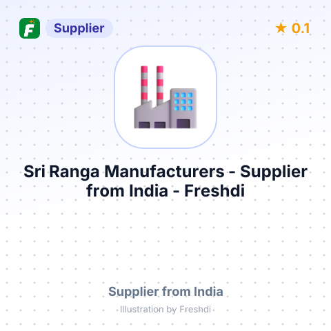 Sri Ranga Manufacturers  – summary card, no photo uploaded yet