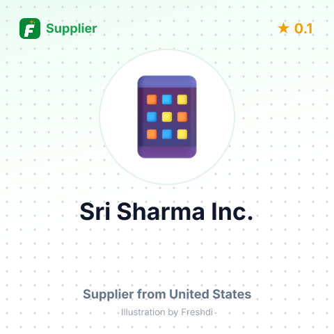 Sri Sharma Inc.  – summary card, no photo uploaded yet