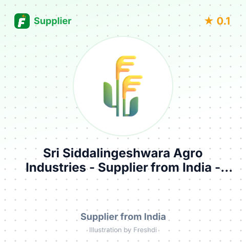 Sri Siddalingeshwara Agro Industries  – summary card, no photo uploaded yet