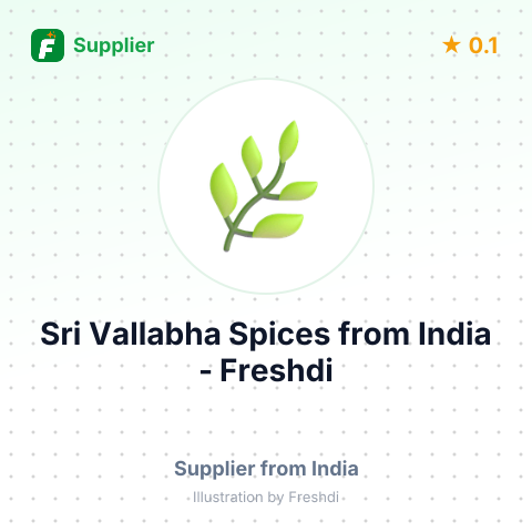 Sri Vallabha Spices  – summary card, no photo uploaded yet