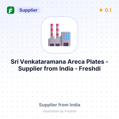 Sri Venkataramana Areca Plates  – summary card, no photo uploaded yet