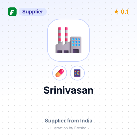 Srinivasan  – summary card, no photo uploaded yet