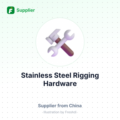 Stainless Steel Rigging Hardware – summary card, no photo uploaded yet