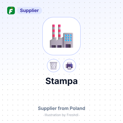 Stampa – summary card, no photo uploaded yet