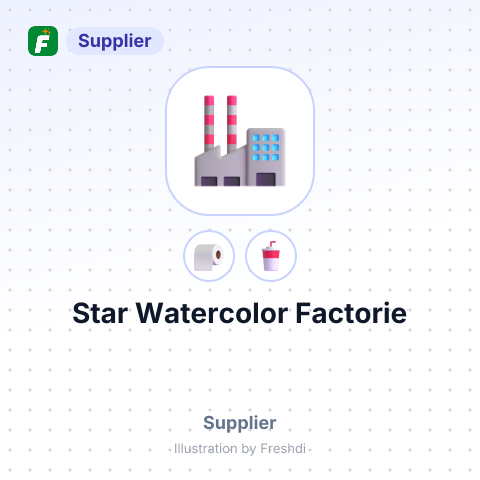Star Watercolor Factorie – summary card, no photo uploaded yet