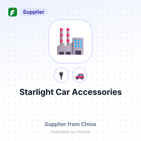 Starlight Car Accessories – summary card, no photo uploaded yet