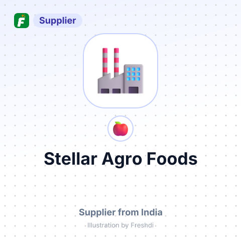 Stellar Agro Foods – summary card, no photo uploaded yet