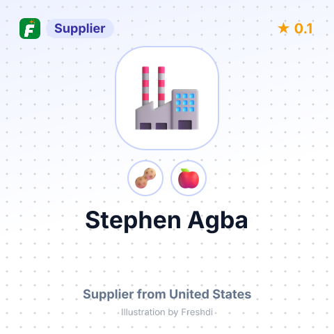 Stephen Agba  – summary card, no photo uploaded yet