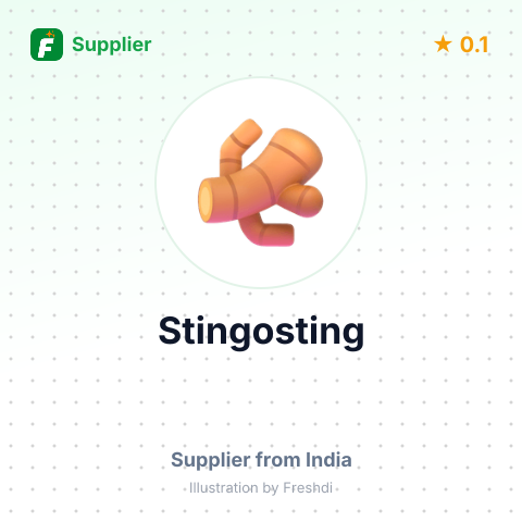 Stingosting  – summary card, no photo uploaded yet