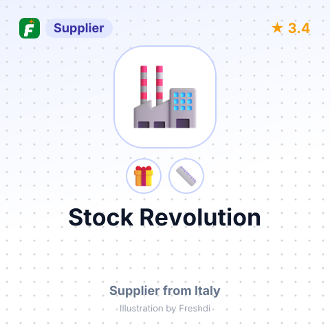 Stock Revolution – summary card, no photo uploaded yet