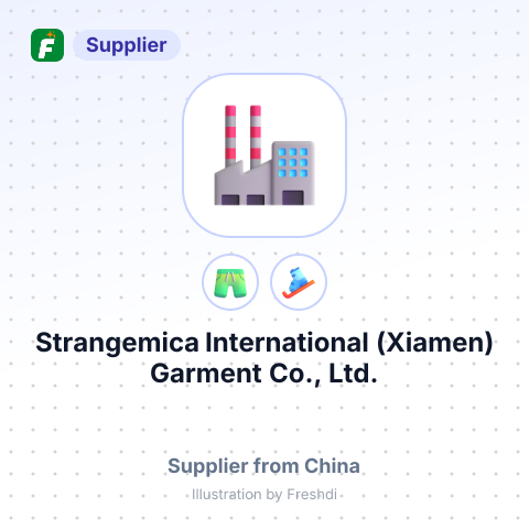 Strangemica International (Xiamen) Garment Co., Ltd. – summary card, no photo uploaded yet