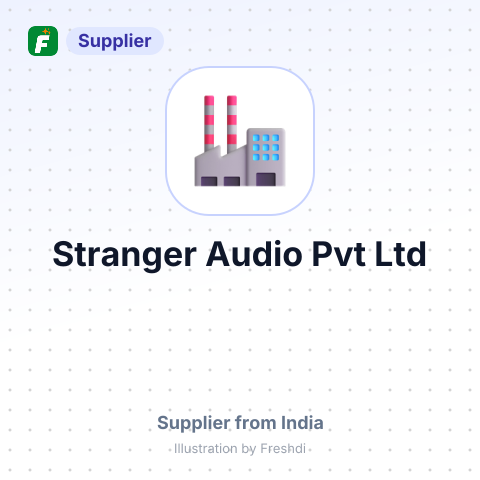 Stranger Audio Pvt Ltd – summary card, no photo uploaded yet