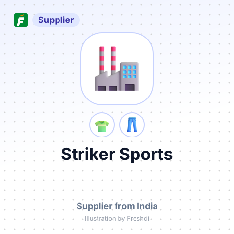 Striker Sports – summary card, no photo uploaded yet