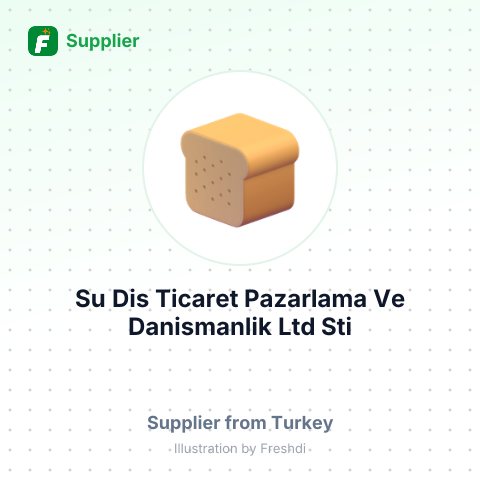 Su Dis Ticaret Pazarlama Ve Danismanlik Ltd Sti – summary card, no photo uploaded yet