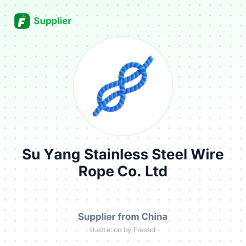Su Yang Stainless Steel Wire Rope Co.,Ltd – summary card, no photo uploaded yet