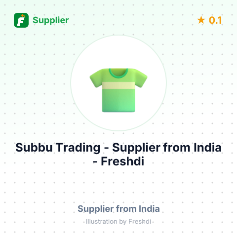 Subbu Trading  – summary card, no photo uploaded yet