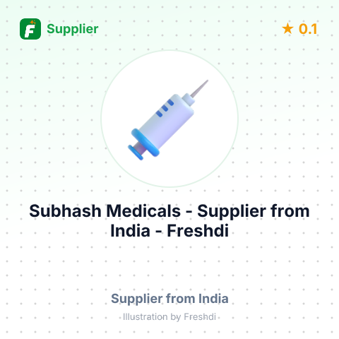 Subhash Medicals  – summary card, no photo uploaded yet