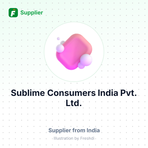 Sublime Consumers India Pvt. Ltd. – summary card, no photo uploaded yet