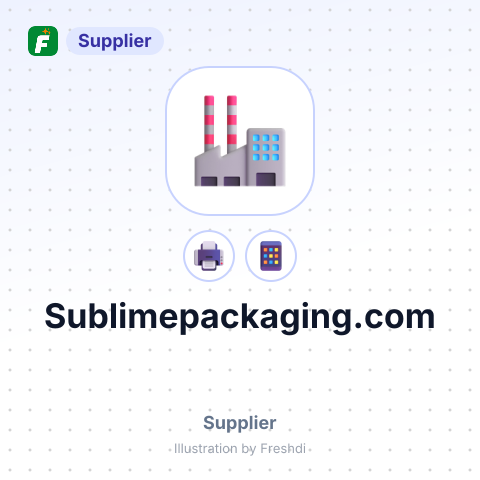 Sublimepackaging.com – summary card, no photo uploaded yet
