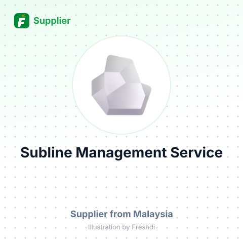 Subline Management Service – summary card, no photo uploaded yet