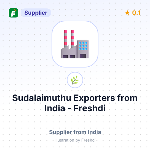 Sudalaimuthu Exporters  – summary card, no photo uploaded yet