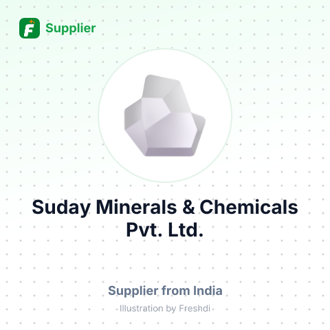 Suday Minerals & Chemicals Pvt. Ltd. – summary card, no photo uploaded yet