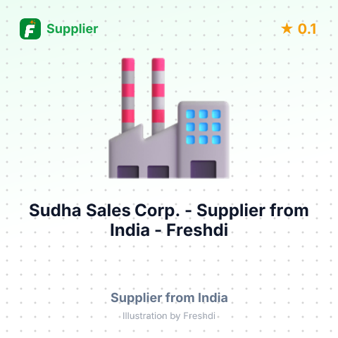 Sudha Sales Corp.  – summary card, no photo uploaded yet