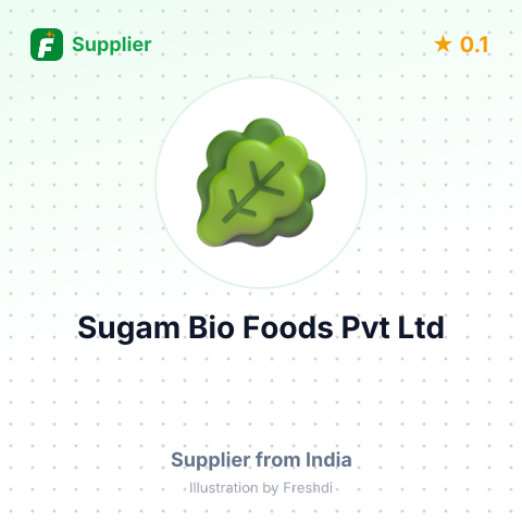 Sugam Bio Foods Pvt Ltd – summary card, no photo uploaded yet